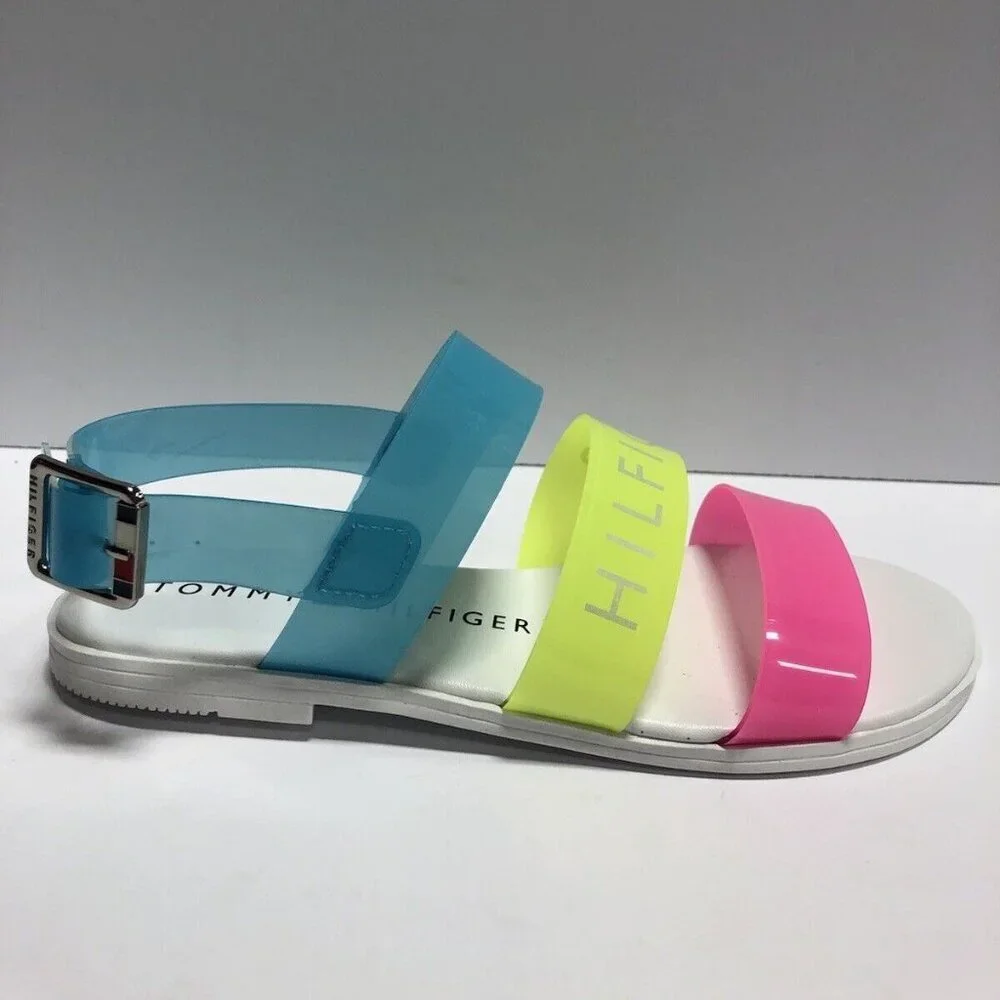 Tommy Hilfiger Big Kids' Ralana II Sandal Multi, Girls' Size 2 M